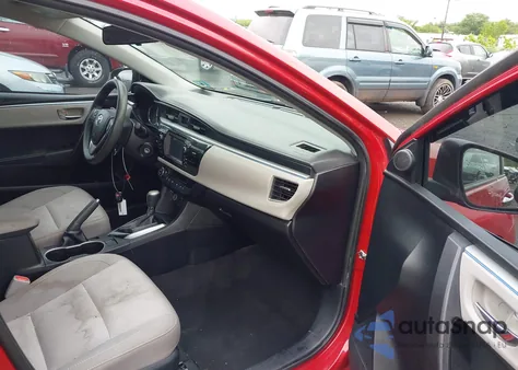 2015 Toyota Corolla Le z USA, uszkodzony, nr VIN 2T1BURHE0FC288960